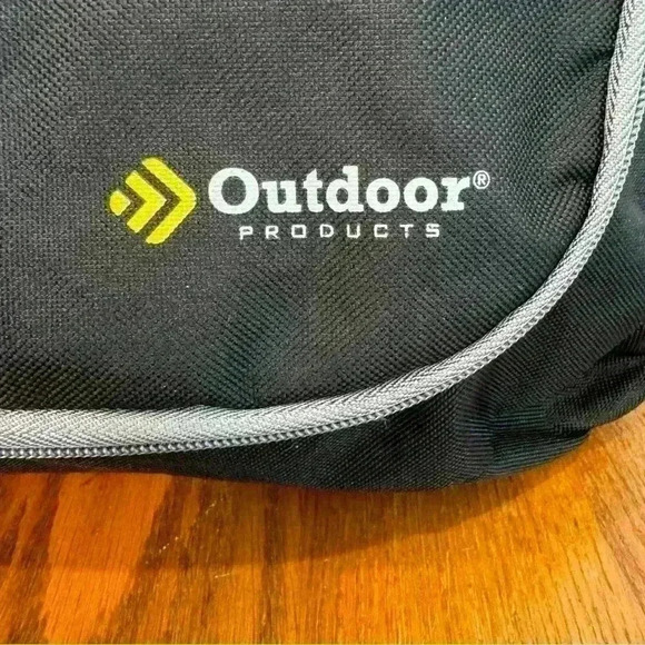 ๐ 6/$60 Outdoor Products Toiletry Bag Black Grey 11โH x 12.5โW x 2โD - Picture 2 of 8